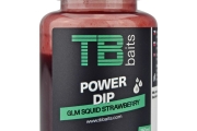 TB Baits Power Dip GLM Squid Strawberry 150 ml